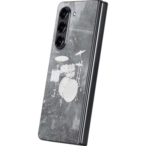 Faded Drumset Galaxy Z Fold5 5G Skin